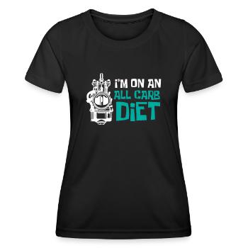 Car mechanic, mechanic, car mechanic - Women's Functional T-Shirt - black - Front - AI Model Female 172 light (172cm)