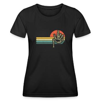 Cornemuse Cornemuse Cornemuse - T-shirt sport Femme - noir - Devant - AI Model Female 172 light (172cm)