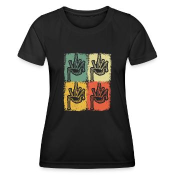 Cornemuse Cornemuse Cornemuse - T-shirt sport Femme - noir - Devant - AI Model Female 172 light (172cm)