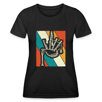 Cornemuse Cornemuse Cornemuse - T-shirt sport Femme - noir - Devant - AI Model Female 172 light (172cm)