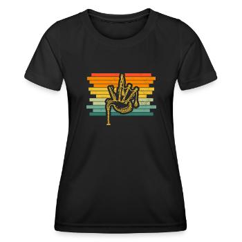Cornemuse Cornemuse Cornemuse - T-shirt sport Femme - noir - Devant - AI Model Female 172 light (172cm)
