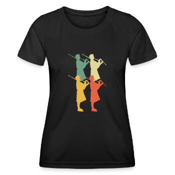 Cornemuse Cornemuse Cornemuse - T-shirt sport Femme - noir - Devant - AI Model Female 172 light (172cm)
