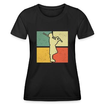 Cornemuse Cornemuse Cornemuse - T-shirt sport Femme - noir - Devant - AI Model Female 172 light (172cm)