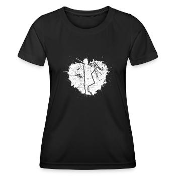 Cornemuse Cornemuse Cornemuse - T-shirt sport Femme - noir - Devant - AI Model Female 172 light (172cm)