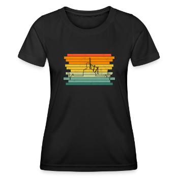 Cornemuse Cornemuse Cornemuse - T-shirt sport Femme - noir - Devant - AI Model Female 172 light (172cm)