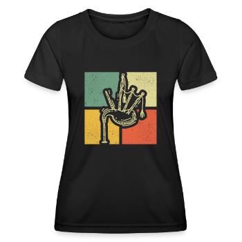 Cornemuse Cornemuse Cornemuse - T-shirt sport Femme - noir - Devant - AI Model Female 172 light (172cm)