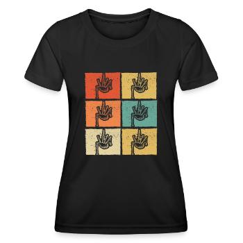Cornemuse Cornemuse Cornemuse - T-shirt sport Femme - noir - Devant - AI Model Female 172 light (172cm)