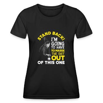Billard Hobby Sports Sportif - T-shirt sport Femme - noir - Devant - AI Model Female 172 light (172cm)
