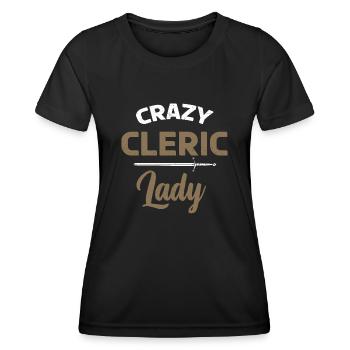 Larp, Larping, Role Play - Women's Functional T-Shirt - black - Front - AI Model Female 172 light (172cm)