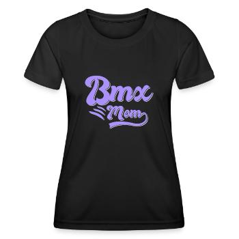 BMX Mama Cadeau - T-shirt sport Femme - noir - Devant - AI Model Female 172 light (172cm)