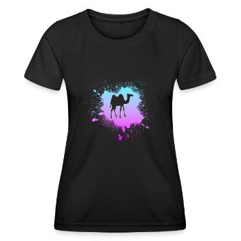 Camel - Women's Functional T-Shirt - black - Front - AI Model Female 172 light (172cm)