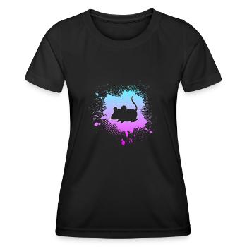 Mouse - Women's Functional T-Shirt - black - Front - AI Model Female 172 light (172cm)