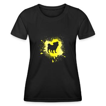 Carlin - T-shirt sport Femme - noir - Devant - AI Model Female 172 light (172cm)