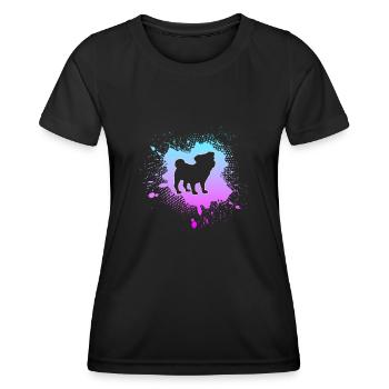 Carlin - T-shirt sport Femme - noir - Devant - AI Model Female 172 light (172cm)