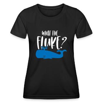 Walbeobachtung, Meeresbiologie, Meereswissenschaft - Frauen Funktions-T-Shirt - Schwarz - Vorne - AI Model Female 172 light (172cm)