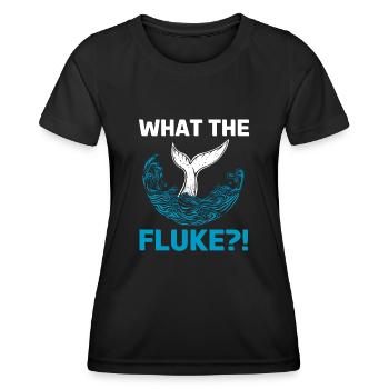 Whales, whales, whale watching, whale watching - Women's Functional T-Shirt - black - Front - AI Model Female 172 light (172cm)