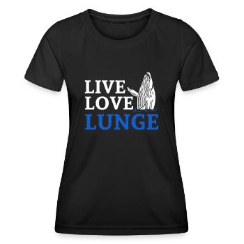 Whales, whales, whale watching, whale watching - Women's Functional T-Shirt - black - Front - AI Model Female 172 light (172cm)