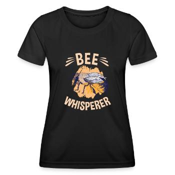 Imker bienen flüsterer honigproduzent - Frauen Funktions-T-Shirt - Schwarz - Vorne - AI Model Female 172 light (172cm)