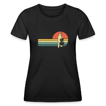 Double bass Double bass player Double bass player - Women's Functional T-Shirt - black - Front - AI Model Female 172 light (172cm)