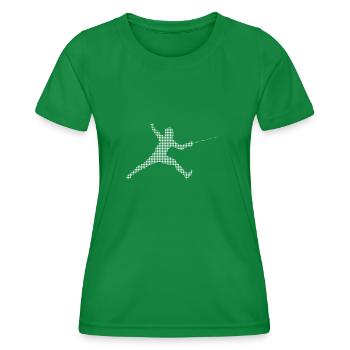 Escrime - T-shirt sport Femme - vert - Devant - AI Model Female 172 dark (172cm)