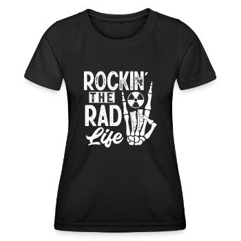 RAD technology, radiologist - Women's Functional T-Shirt - black - Front - AI Model Female 172 light (172cm)