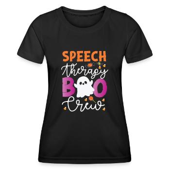 Speech Therapist Therapy Assistant - Frauen Funktions-T-Shirt - Schwarz - Vorne - AI Model Female 172 light (172cm)