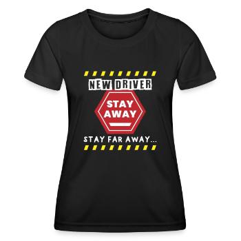 Neuer Führerschein - Frauen Funktions-T-Shirt - Schwarz - Vorne - AI Model Female 172 light (172cm)