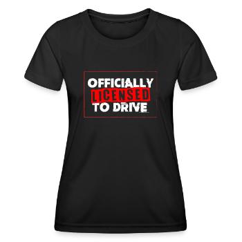 Neuer Führerschein - Frauen Funktions-T-Shirt - Schwarz - Vorne - AI Model Female 172 light (172cm)