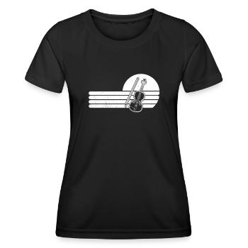 Violin Violinist Violinist - Women's Functional T-Shirt - black - Front - AI Model Female 172 light (172cm)
