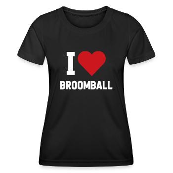 Broadway, Musical, Theater-Nerd - Frauen Funktions-T-Shirt - Schwarz - Vorne - AI Model Female 172 light (172cm)