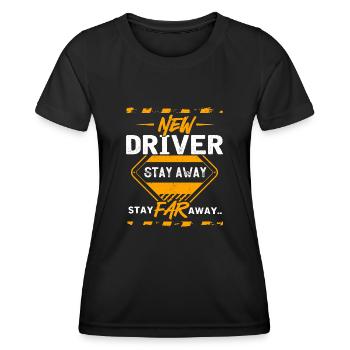 Neuer Führerschein - Frauen Funktions-T-Shirt - Schwarz - Vorne - AI Model Female 172 light (172cm)