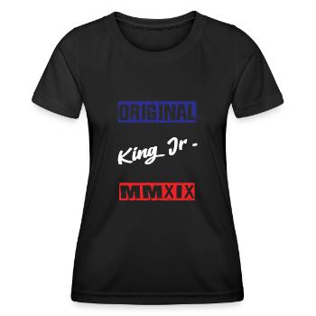 Original King Jr Offspring Baby Pregnancy - Women's Functional T-Shirt - black - Front - AI Model Female 172 light (172cm)