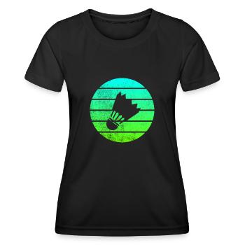 Badminton - T-shirt sport Femme - noir - Devant - AI Model Female 172 light (172cm)
