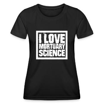 Corpse Keepers, Undertakers, Funeral Homes - Women's Functional T-Shirt - black - Front - AI Model Female 172 light (172cm)
