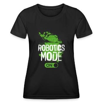 Robot Robotics Engineer Robotics - Women's Functional T-Shirt - black - Front - AI Model Female 172 light (172cm)