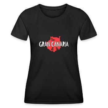 Gran Canaria - Women's Functional T-Shirt - black - Front - AI Model Female 172 light (172cm)