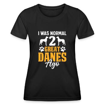 Great Danes, Great Danes - Women's Functional T-Shirt - black - Front - AI Model Female 172 light (172cm)