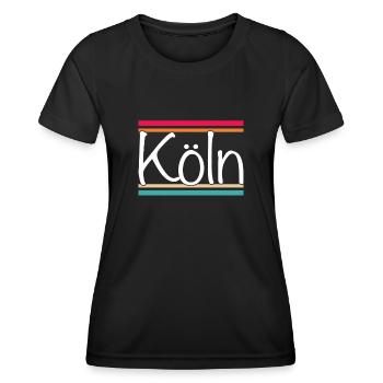 Cologne - T-shirt sport Femme - noir - Devant - AI Model Female 172 light (172cm)