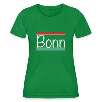 Bonn - Women's Functional T-Shirt - kelly green - Front - AI Model Female 172 dark (172cm)