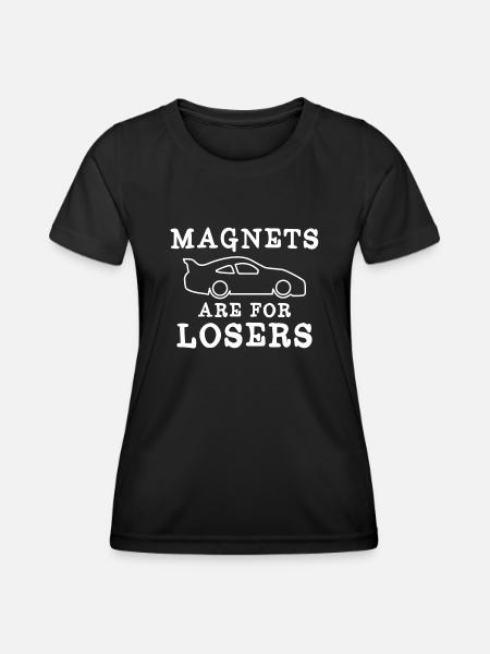 Slot -Auto, Slotcar -Rennen - Frauen Funktions-T-Shirt - Schwarz