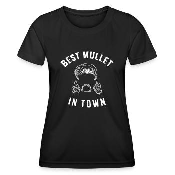 propriétaire de mulet, mulet - T-shirt sport Femme - noir - Devant - AI Model Female 172 light (172cm)