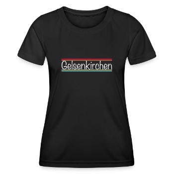 Gelsenkirchen - T-shirt sport Femme - noir - Devant - AI Model Female 172 light (172cm)