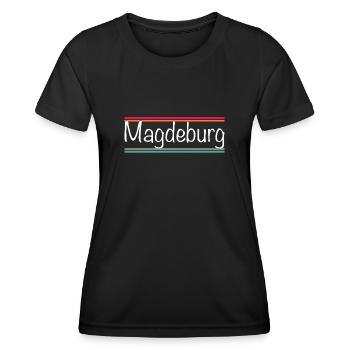 Magdeburg - Women's Functional T-Shirt - black - Front - AI Model Female 172 light (172cm)