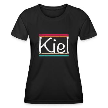 Quille - T-shirt sport Femme - noir - Devant - AI Model Female 172 light (172cm)
