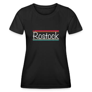 Rostock - T-shirt sport Femme - noir - Devant - AI Model Female 172 light (172cm)