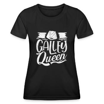 Flight attendants, for flight attendants, flight attendants - Women's Functional T-Shirt - black - Front - AI Model Female 172 light (172cm)