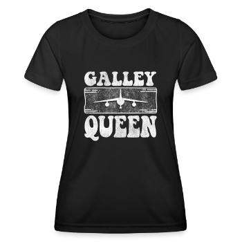 Flight attendants, for flight attendants, flight attendants - Women's Functional T-Shirt - black - Front - AI Model Female 172 light (172cm)