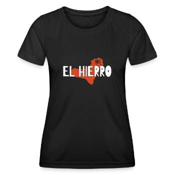 El hierro - Frauen Funktions-T-Shirt - Schwarz - Vorne - AI Model Female 172 light (172cm)
