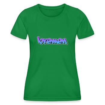 bremen - Frauen Funktions-T-Shirt - Kelly Green - Vorne - AI Model Female 172 dark (172cm)