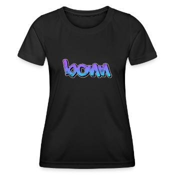 Bonn - Frauen Funktions-T-Shirt - Schwarz - Vorne - AI Model Female 172 light (172cm)